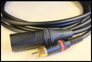 Male XLR RCA

CANARE Star Quad Cable with Male XLR Neutrik X series and One Neutrik GOLD RCA.
Commonly used to link balanced/ unbalanced and unbalanced devices.
Un-Balanced Audio. Buy two and get stereo colours.
