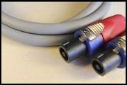SPEAKER -SPEAKONSPEAKON2POLE 8.3mm
CANARE STAR QUAD SPEAKER CABLE 8.3mm, with Neutrik 2 Pole Speakon connectors. Good for up to 800 watts. High Quality Speaker interconnects!
