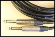 SPEAKER 1/4 JACK1/4 JACK 6.4mm
CANARE  STAR QUAD SPEAKER CABLE 6.4mm, with Neutrik X series 1/4 Inch Jack connectors. Good for up to 1200 watts per each line. High Quality Speaker interconnects!
